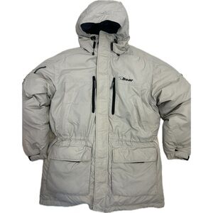 Bear USA Men’s Down Hooded Heavy Duty Winter Jacket and Lots of Pockets Vintage